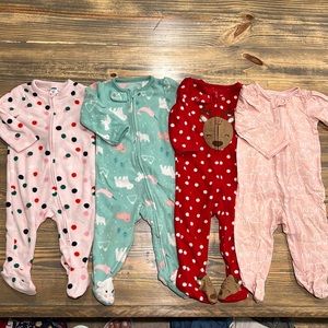 9 month footed sleep/play